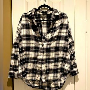 Black & white flannel